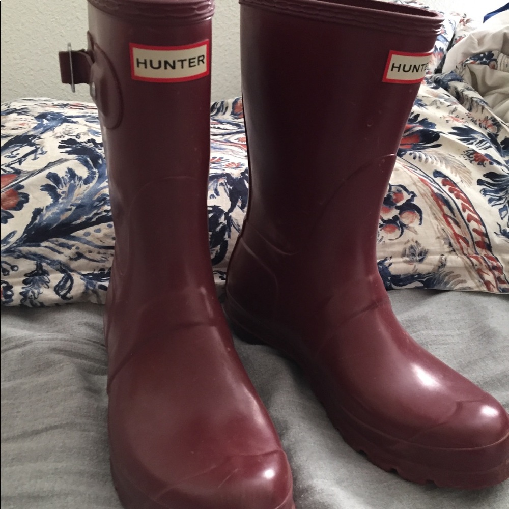 Mid Calf Hunter Rain Boots